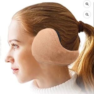 Soft Faux Fur Plush Fleece Ear Muff Adjustable Behind The Head